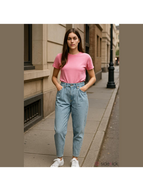 Vintage 80s Collector's No Excuses Peg Legged Jeans 24" Rib Cage EUC